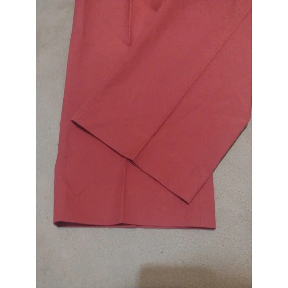 Men's Brooks Brothers Supima Cotton Pants Flat Front Red True Size Is 30x28